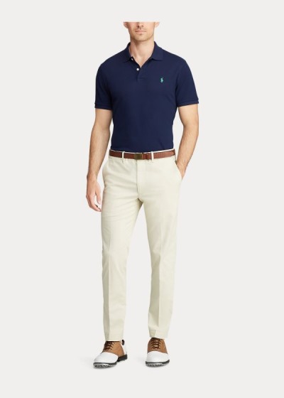 Pantalones Chinos Ralph Lauren Hombre Beige - Slim Fit Stretch - CZIXB0687